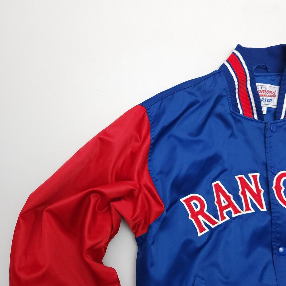 Vintage Diamond Collection Texas Rangers Starter Jacket Men Size Medium - Picture 4 of 14